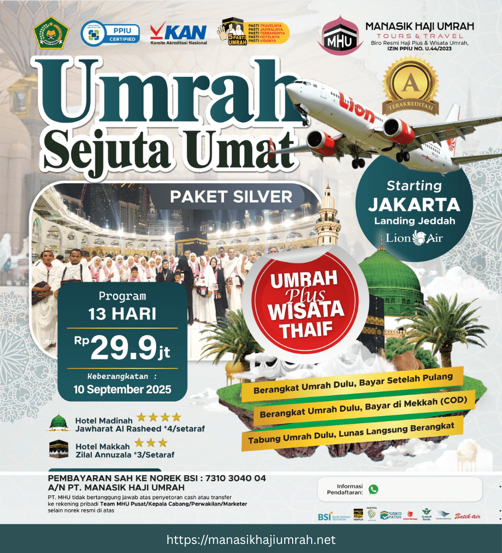 Jadwal Umroh September 2025