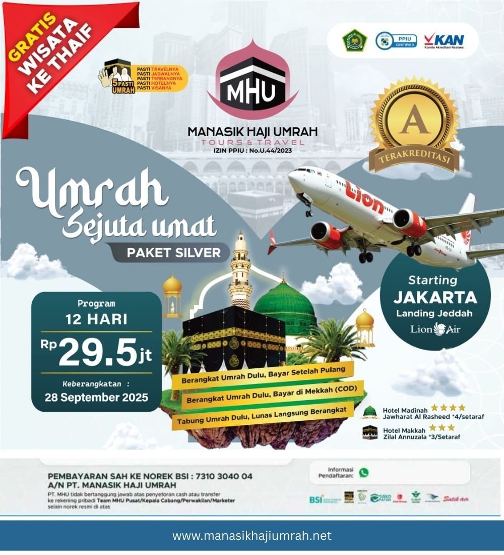 Jadwal Umroh September 2025