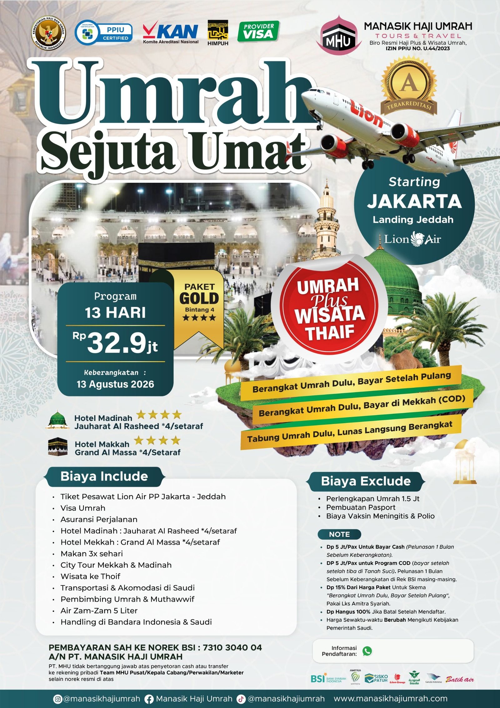Umroh Agustus 2026