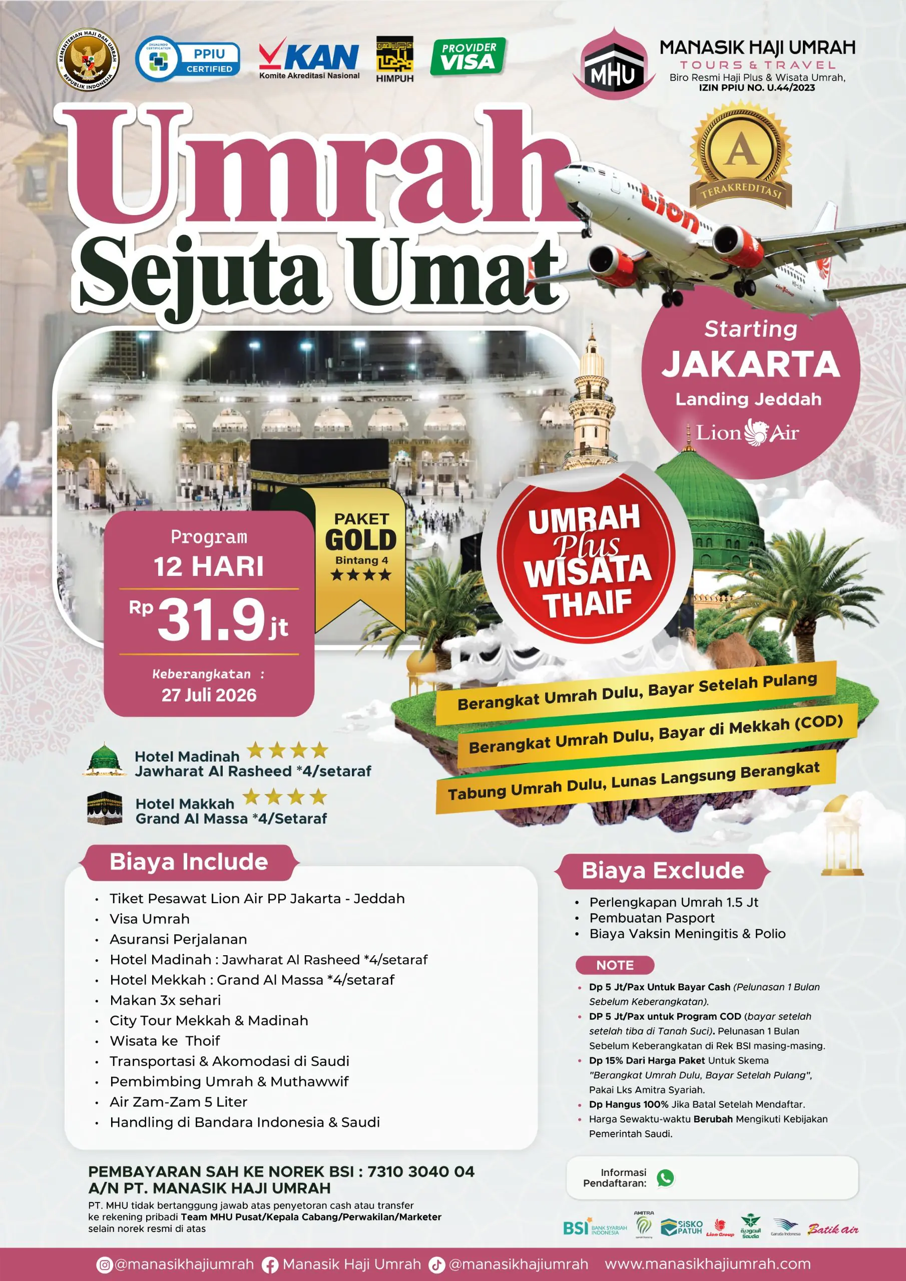PT Manasik Haji Umrah Travel