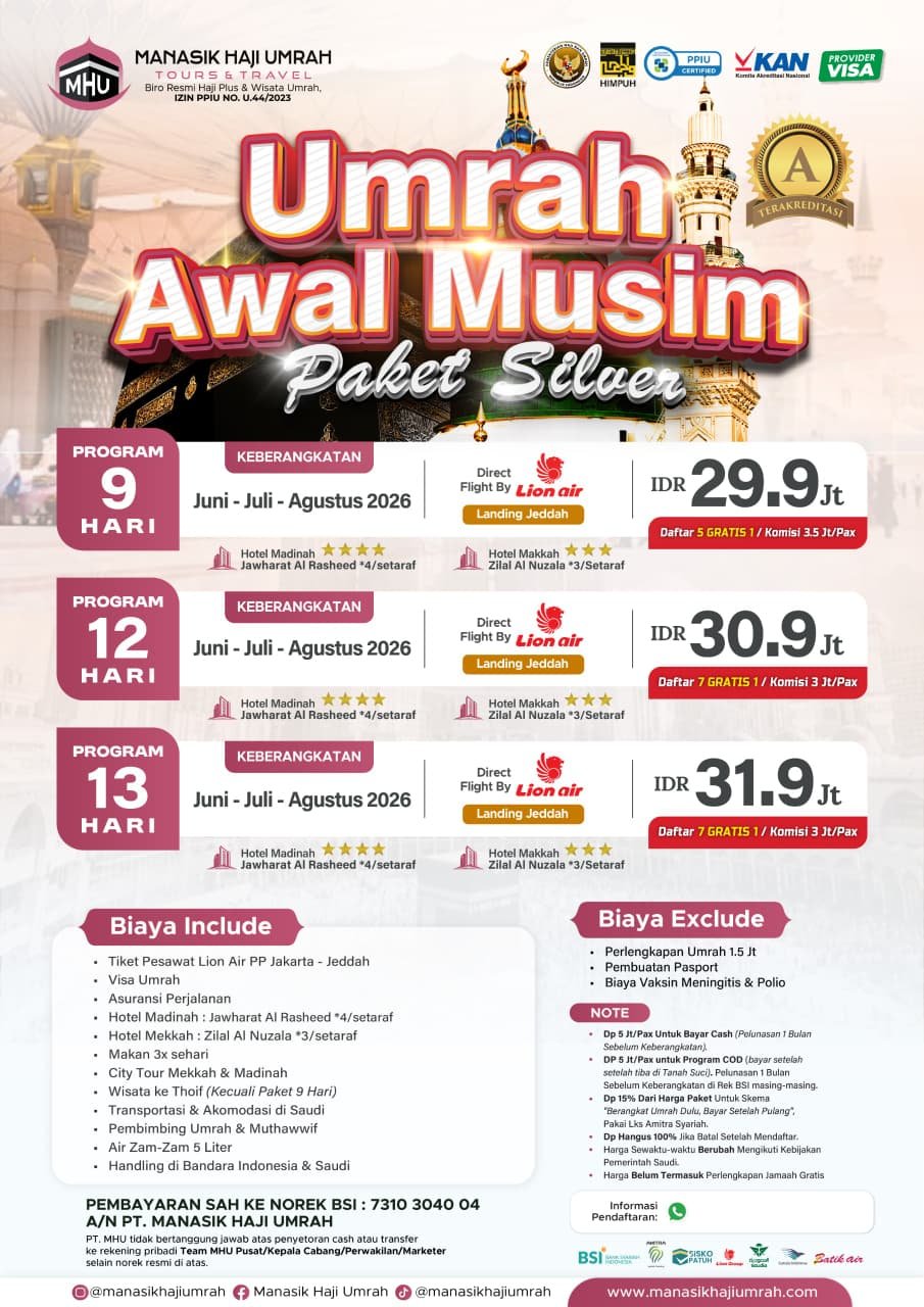UMRAH AWAL MUSIM (SILVER)